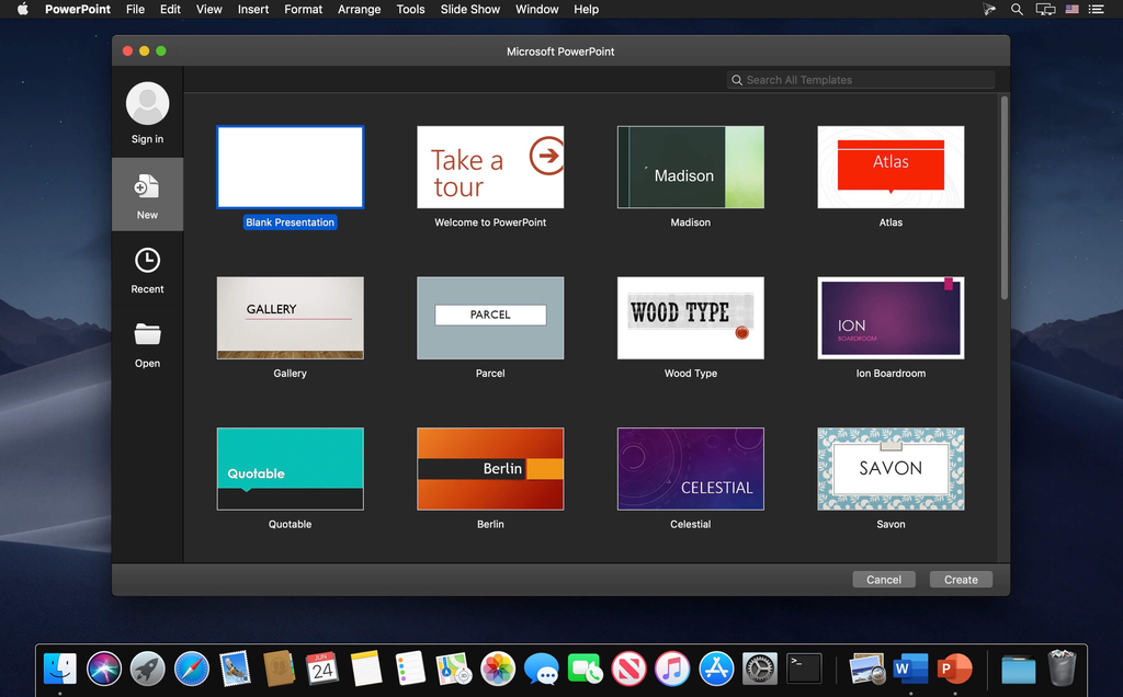 Microsoft Powerpoint 2019 1629 VL Screenshot 01 ikzebln