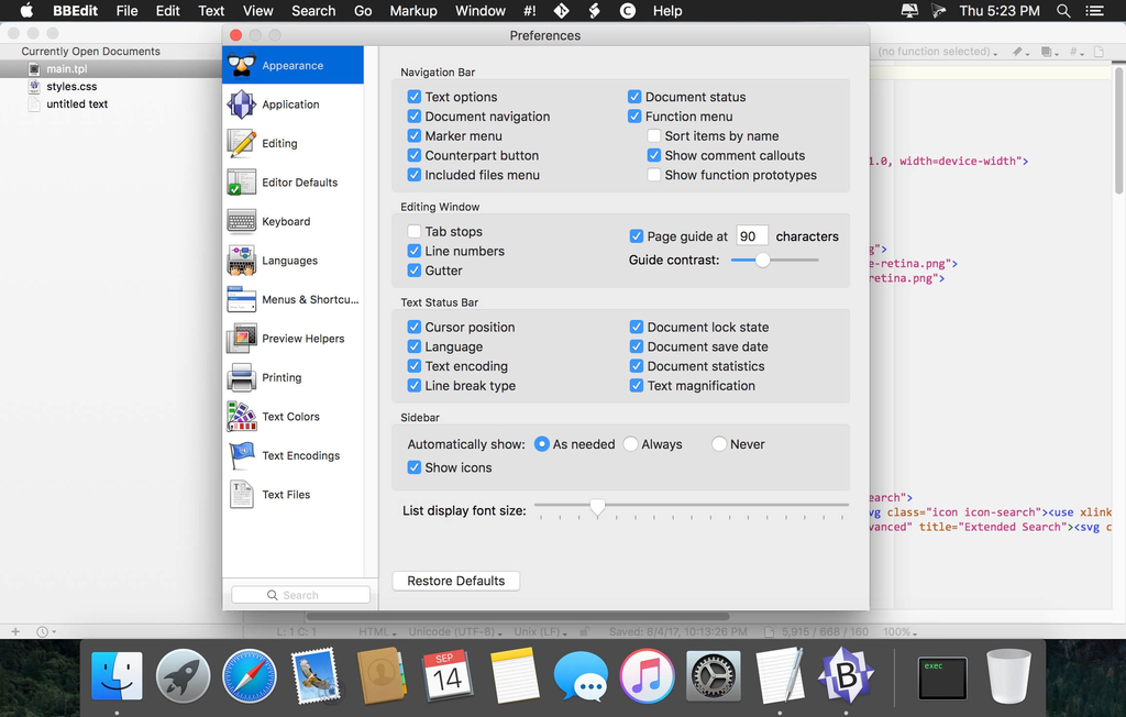 BBEdit 1267 Screenshot 03 11zydcgn