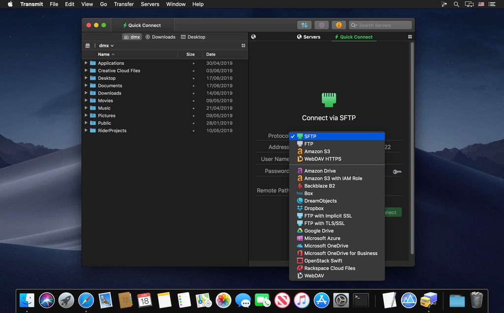 Transmit 560 Screenshot 02 j2eadsn