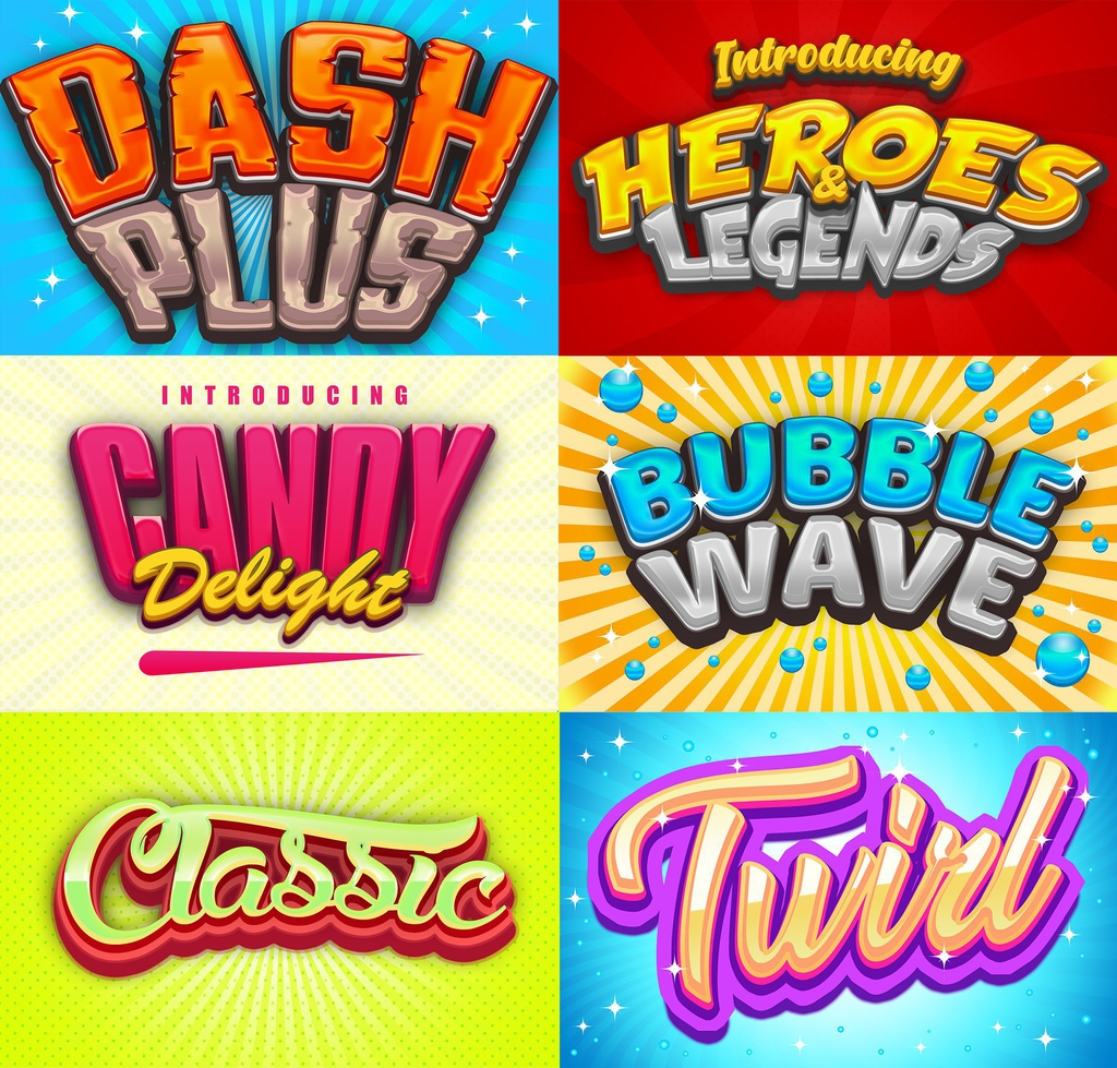 Game Logo Text Effect Styles Bundle Screenshot 01 f6opbln