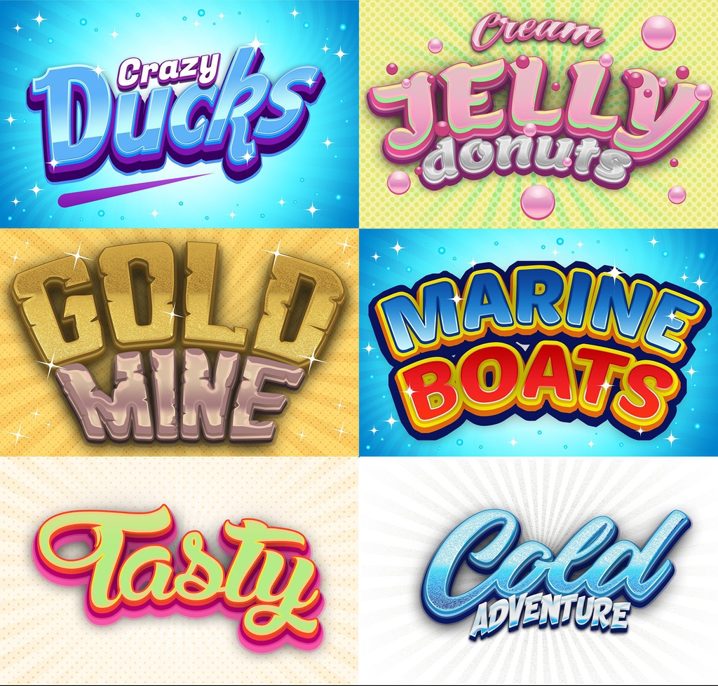 Game Logo Text Effect Styles Bundle Screenshot 02 f6opbln