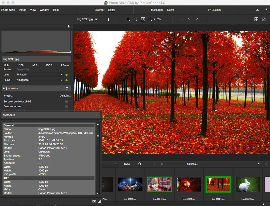 PictureCode Photo Ninja 138b Screenshot 02 enailkn
