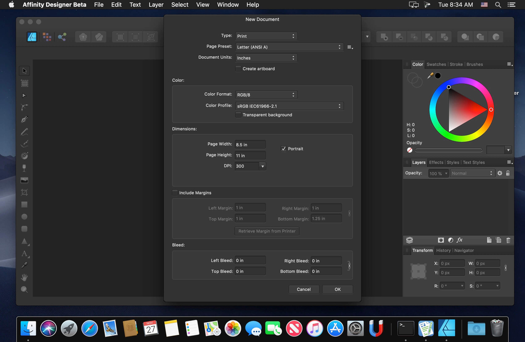 Affinity Designer Beta 1731 Screenshot 02 prn183n