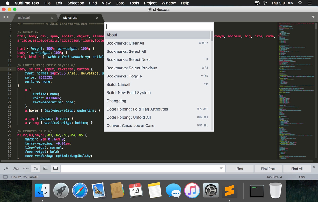 Sublime Text 321 Build 3209 Dev Screenshot 03 m35rs2n