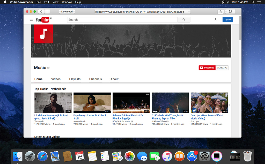 iTubeDownloader 653 Screenshot 01 v23liwy