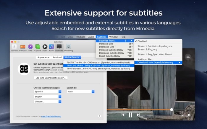 Elmedia:universal video player Screenshot 07 ok4jkyy