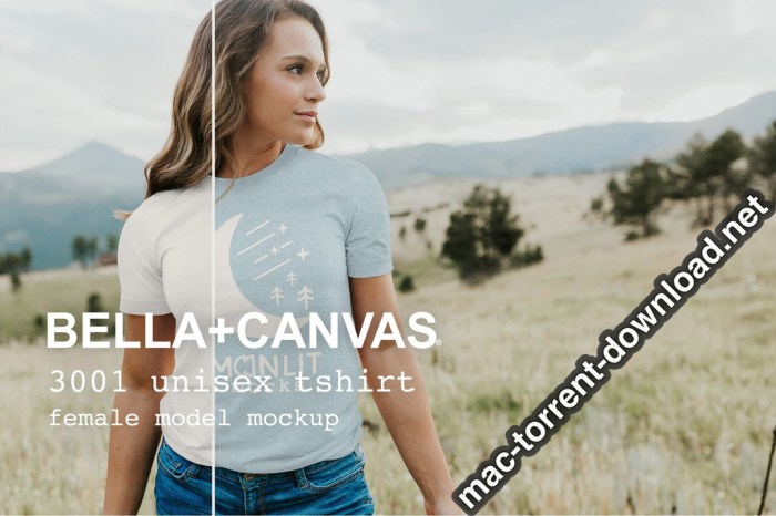The Womens Bella Canvas 3001 Bundle for Photoshop Screenshot 02 q3ugz2n
