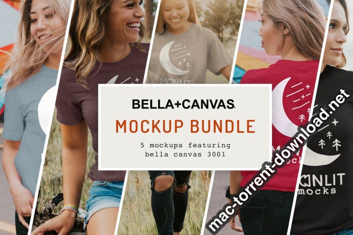 The Womens Bella Canvas 3001 Bundle for Photoshop Screenshot 06 q3ugz2n