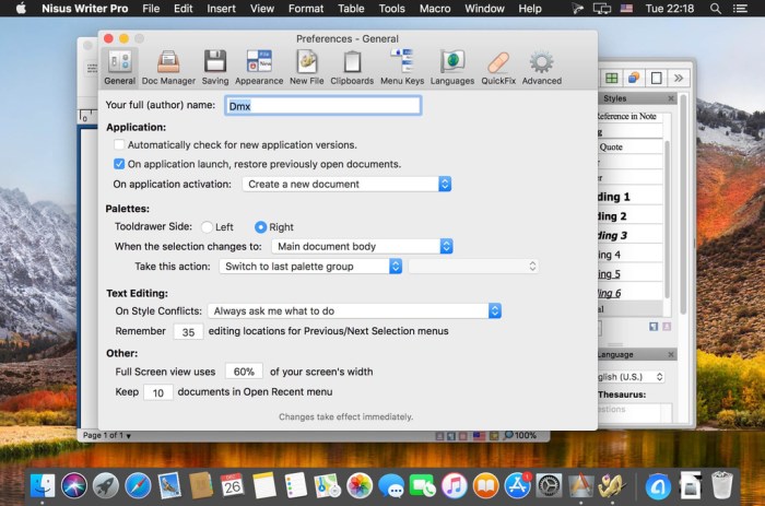 Nisus Writer Pro 303 Screenshot 02 ikzcgxn