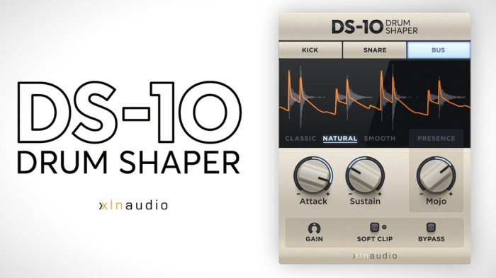 XLN Audio DS_10 Drum Shaper v105 Win Mac Screenshot 01 1q2k80iy