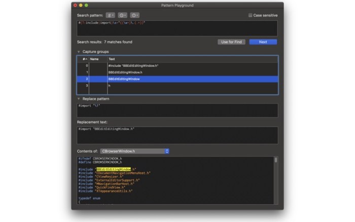 BBEdit Screenshot 04 1mkhroiy