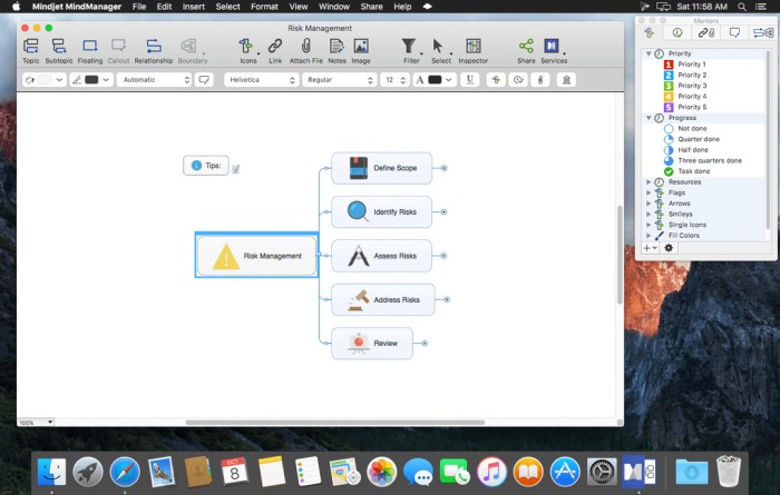 Mindjet MindManager for Mac 121190 Screenshot 03 15hd5d3n