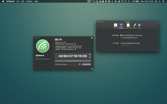 WiFiSpoof Screenshot 02 x28jgry