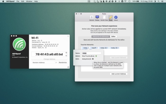 WiFiSpoof Screenshot 04 x28jgry