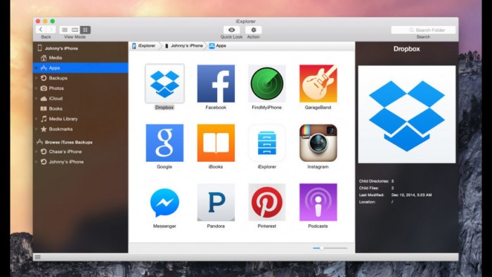 iExplorer 431 Screenshot 05 surm89y