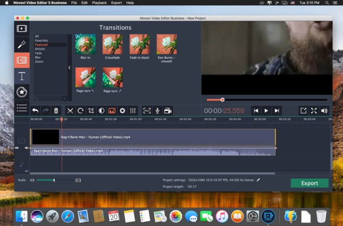 Movavi Video Editor 15 Business 1550 Screenshot 03 liug5uy