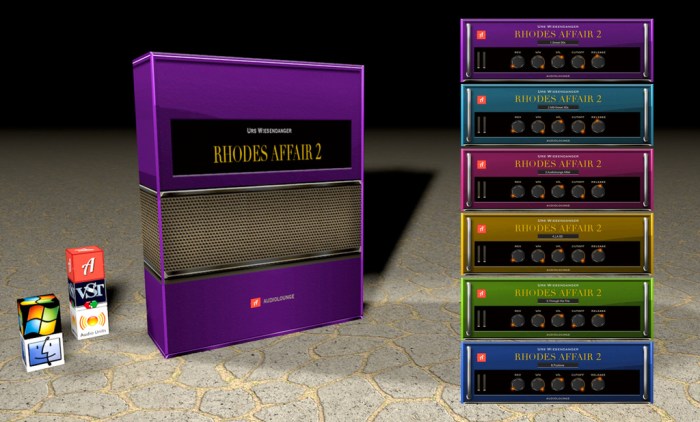 Audiolounge Urs Wiesendanger Rhodes Affair 2 Preset Player AU VST Screenshot 02 re022jy