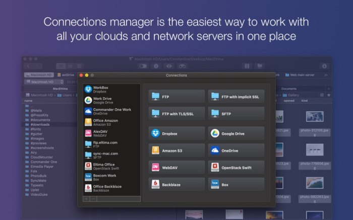 Commander One PRO - FTP client Screenshot 02 m1s8eyn