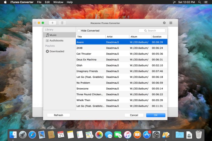 Macsome iTunes Converter 248 Screenshot 02 q7vriyy