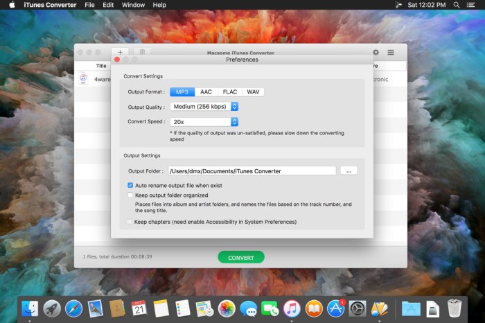 Macsome iTunes Converter 248 Screenshot 03 q7vriyy