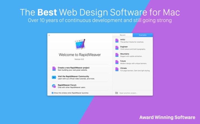 RapidWeaver 8 Screenshot 1 yuzmq8y