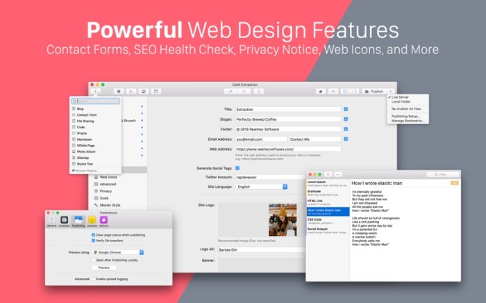 RapidWeaver 8 Screenshot 6 yuzmq8y