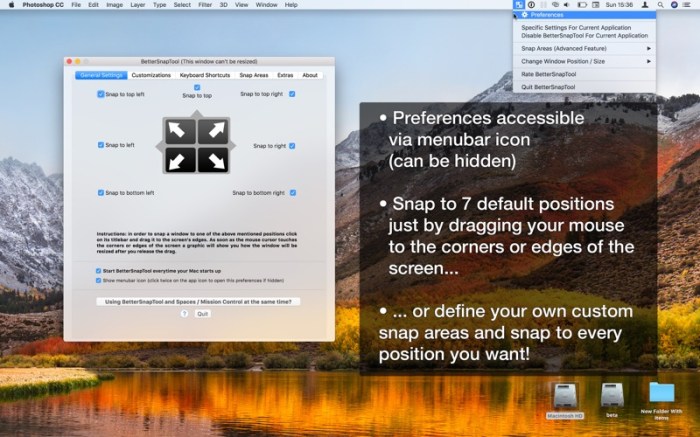 BetterSnapTool Screenshot 02 sw3nbty
