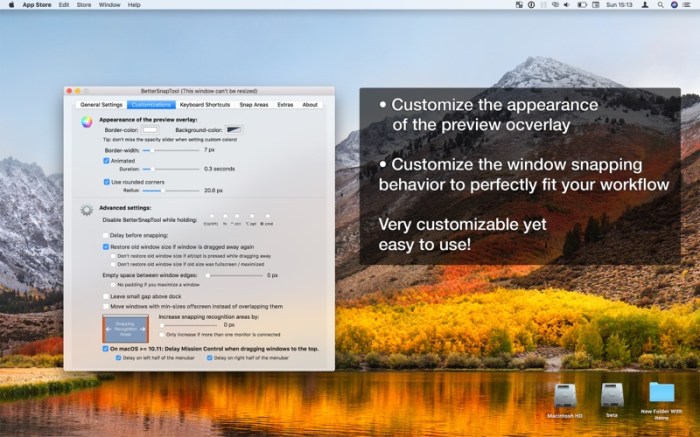 BetterSnapTool Screenshot 04 sw3nbty