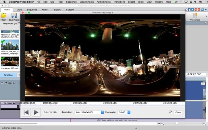 VideoPad Video Editor Screenshot 4 tawjwey