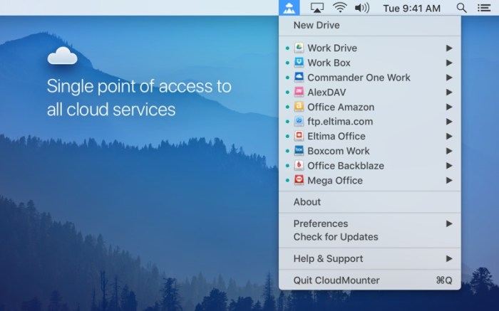 CloudMounter: cloud encryption Screenshot 01 1gft1zvy