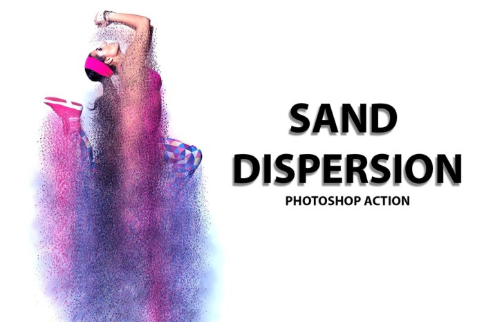 4 in 1 Dispersion Photoshop Actions Bundle Screenshot 02 1mi3n7zy