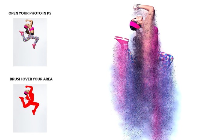 4 in 1 Dispersion Photoshop Actions Bundle Screenshot 03 1mi3n7zy