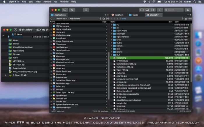 Viper FTP Screenshot 3 o146o1n