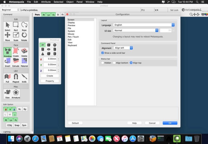 Metasequoia 470a Screenshot 02 mzz8a8y