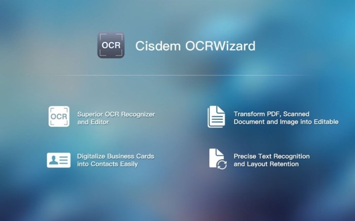 OCRWizard - Convert PDF, scanned document easily Screenshot 01 1fgug7uy
