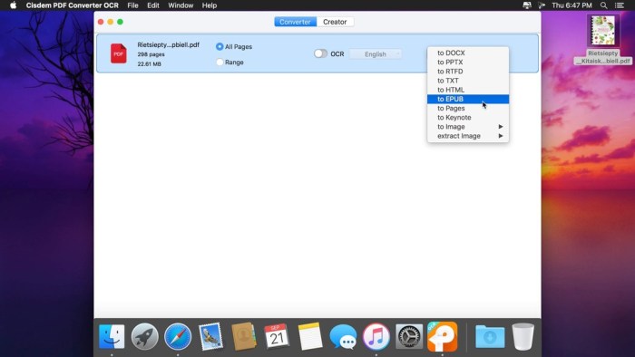 Cisdem PDF Converter OCR 710 Screenshot 03