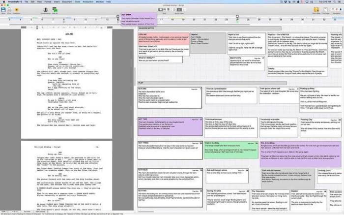 Final Draft 111 Screenshot 03 9wx6tdn