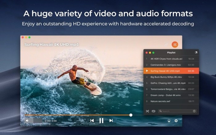 Elmedia:universal video player Screenshot 01 1dncbtny