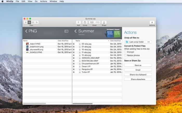 WinZip - Zip, unzip, protect Screenshot 01 1fryheon
