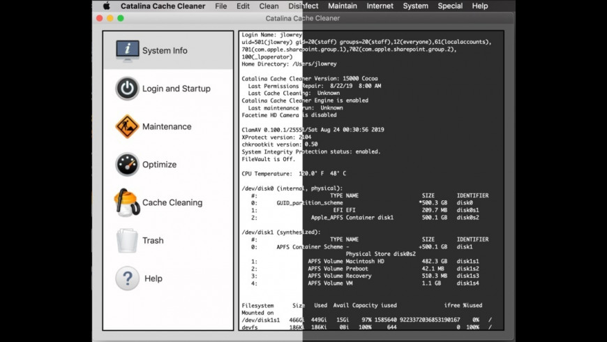 RÃ©sultat de recherche d'images pour "Catalina Cache Cleaner 15.0"