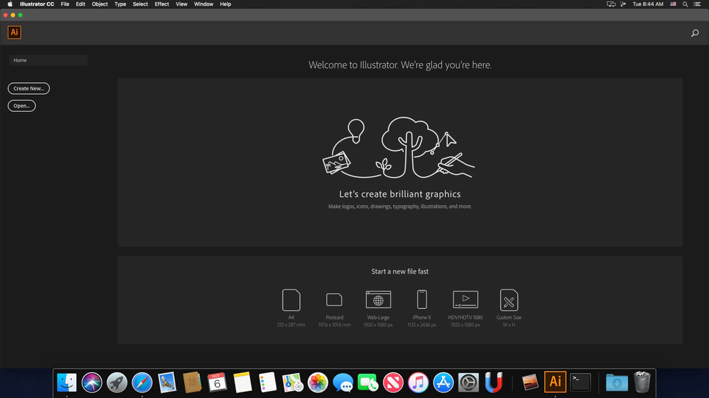 Adobe Illustrator CC 2019 v231 Screenshot 01 bj5hafy