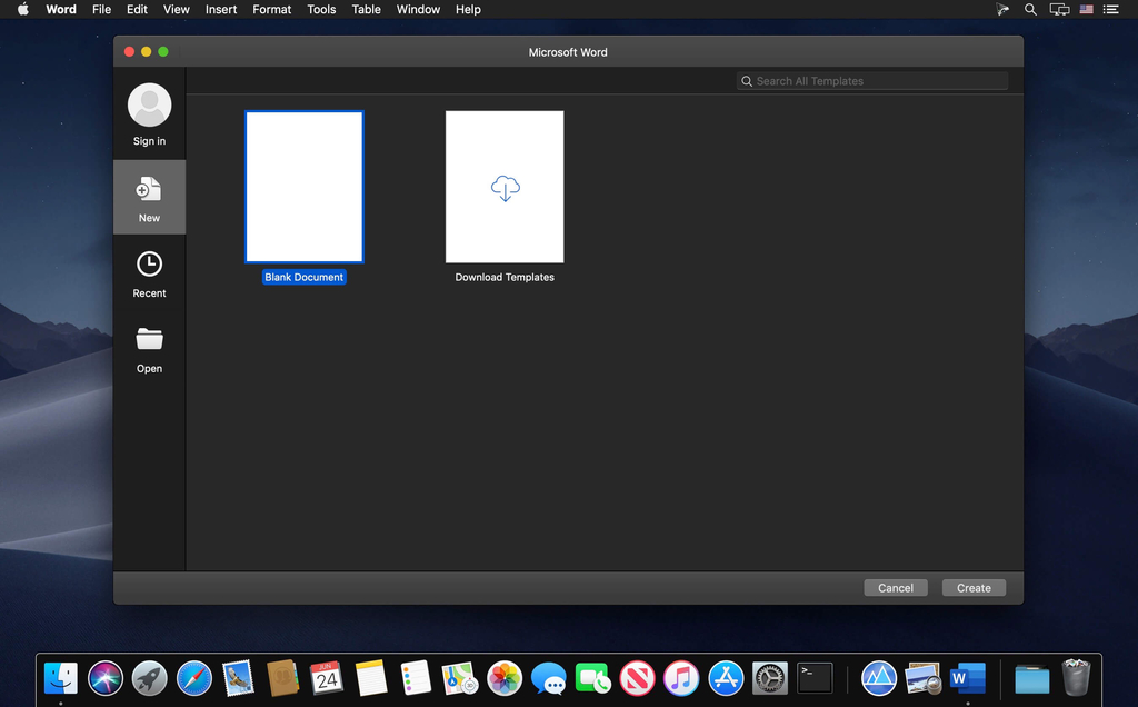 Microsoft Word 2019 1629 VL Screenshot 01 bn8qqbn