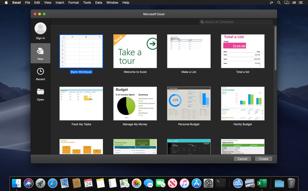 Microsoft Excel 2019 1629 VL Screenshot 01 bn8qqby