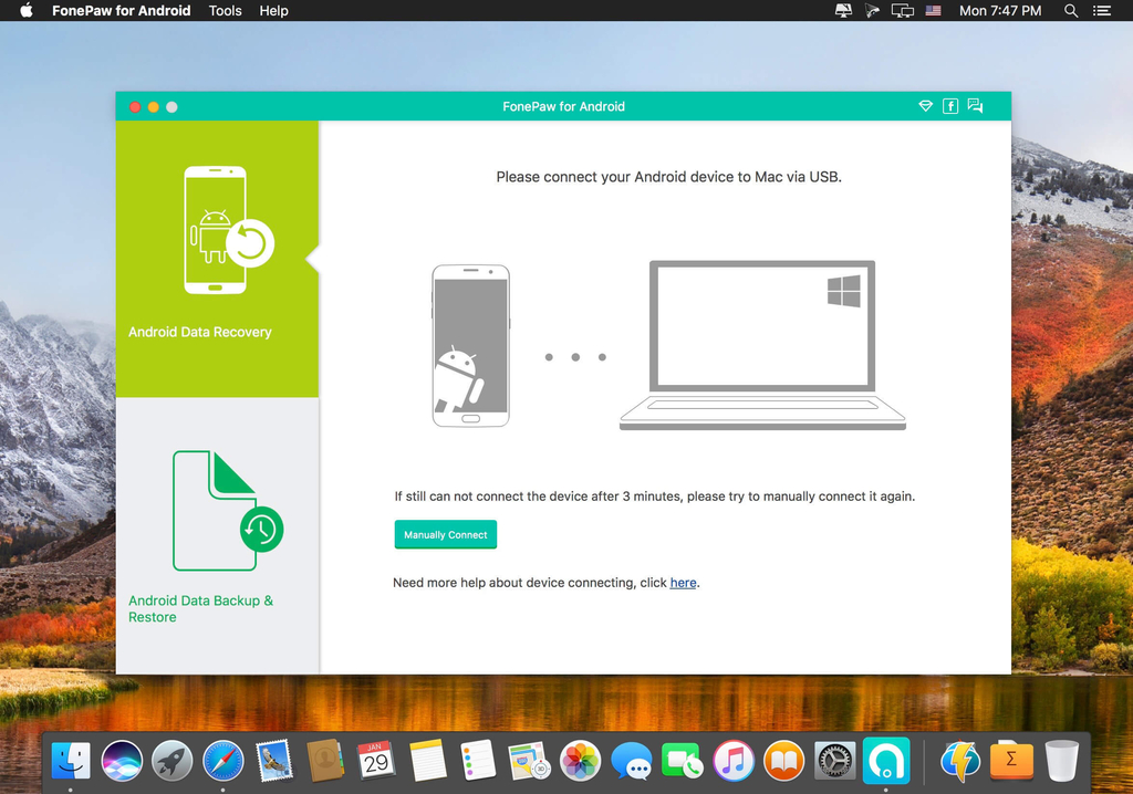 FonePaw Android Data Recovery 260 Screenshot 01 v5h8dgy