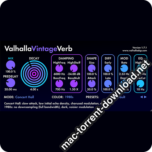 ValhallaDSP ValhallaVintageVerb icon