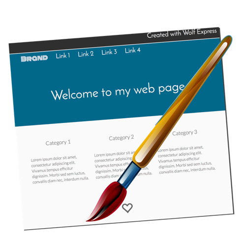 Wolf Landing Page Designer icon
