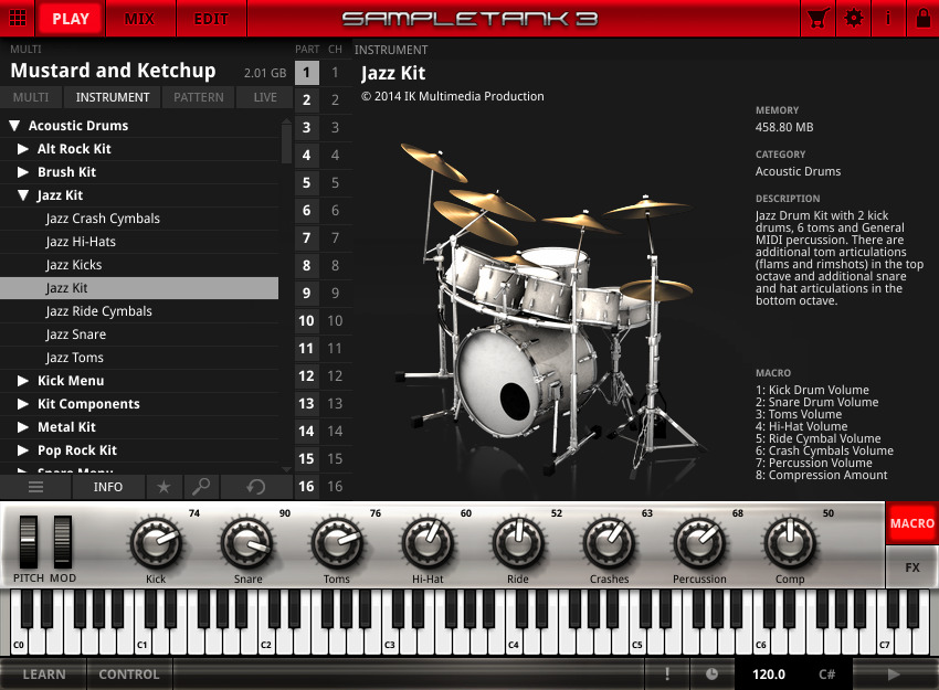 IK Multimedia SampleTank 373 WIN MAC Screenshot 04