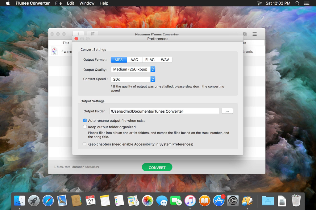 Macsome iTunes Converter 248 Screenshot 03 1g8bwrxy