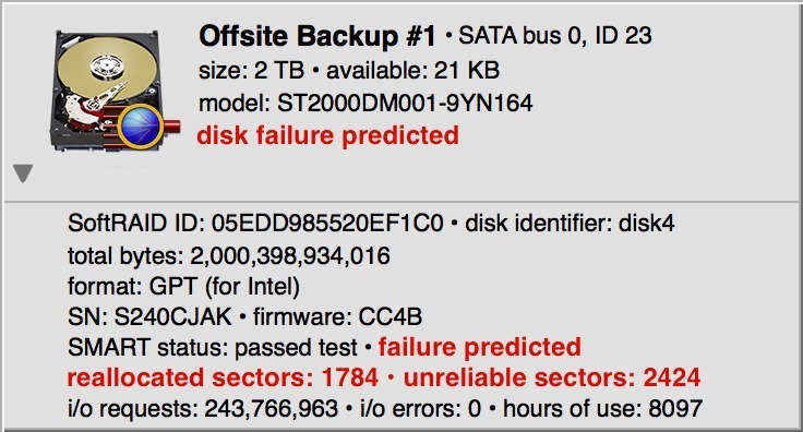 SoftRAID 580 Screenshot 03 h56coln