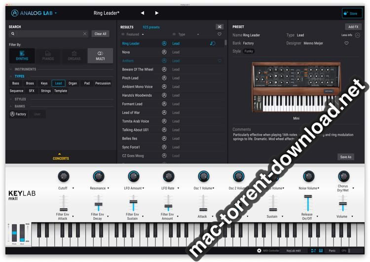Arturia Analog Lab 4 v4103413 Screenshot 01 1izw30sn